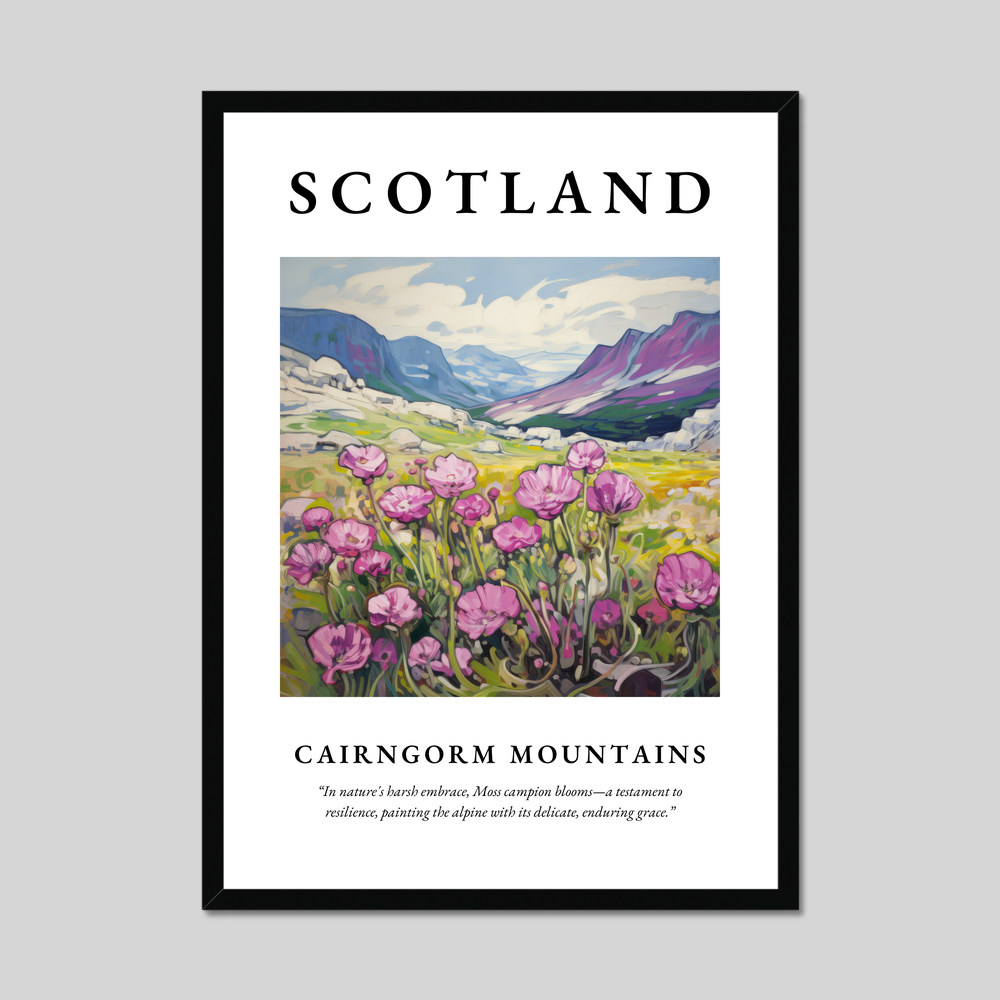 Poster of Cairngorm Mountains, Scotland.