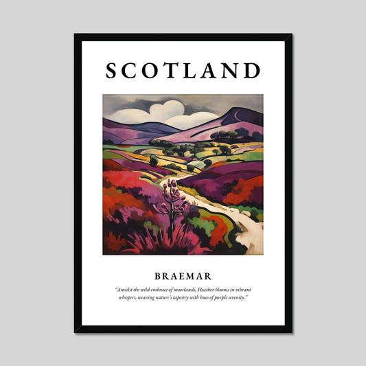 Poster of Braemar, Scotland.