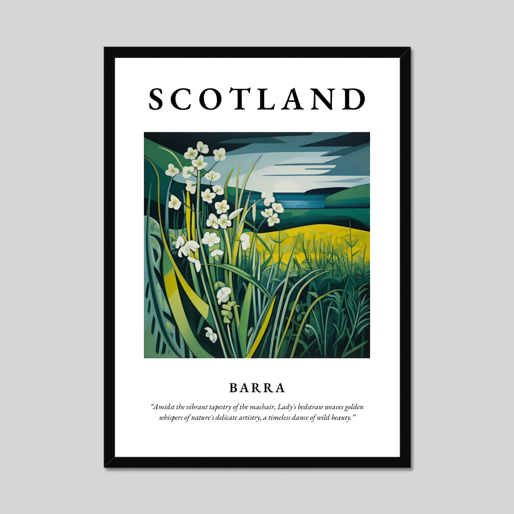 Poster of Barra, Scotland.