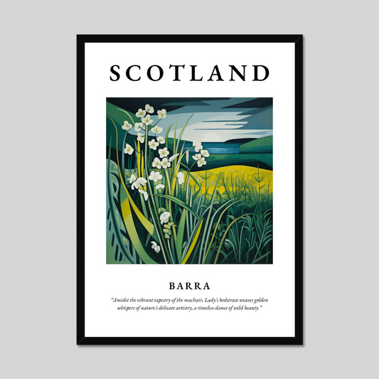 Poster of Barra, Scotland.