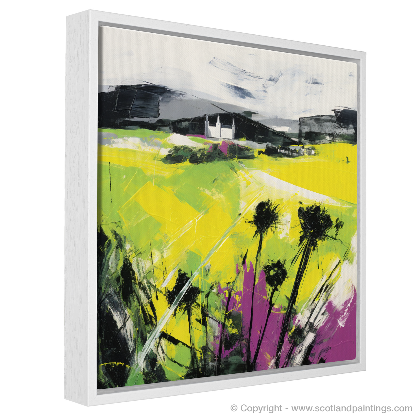 Thistle and Castle Fields: An Abstract Scottish Essence