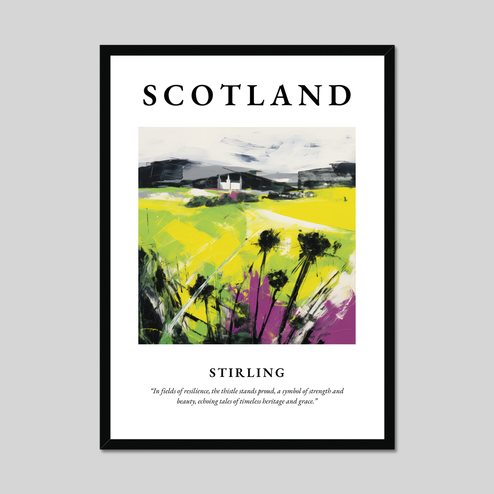 Poster of Stirling, Scotland.