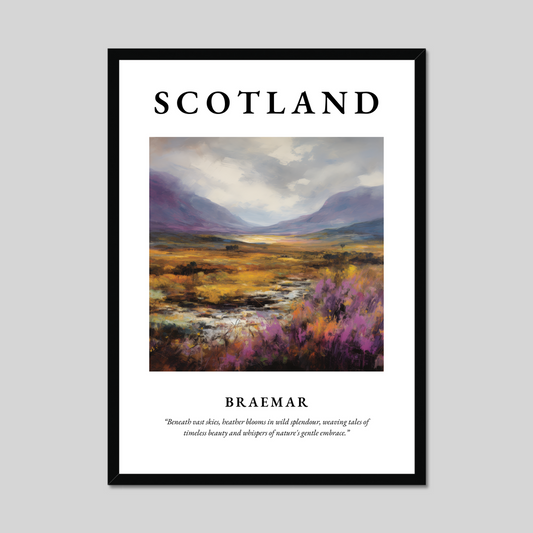 Poster of Braemar, Scotland.