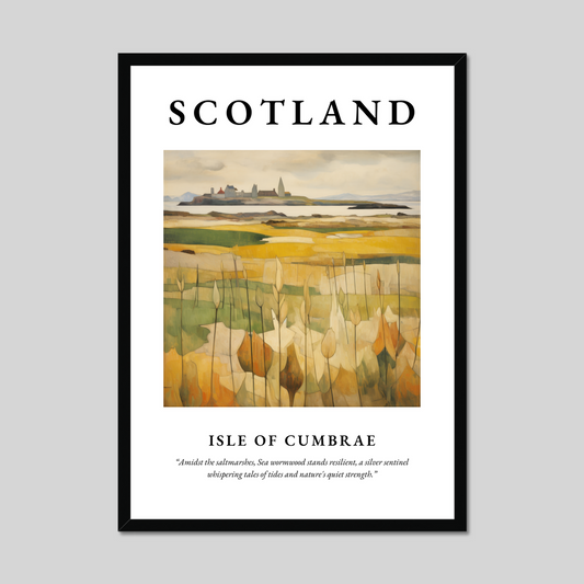 Poster of Isle of Cumbrae, Scotland.