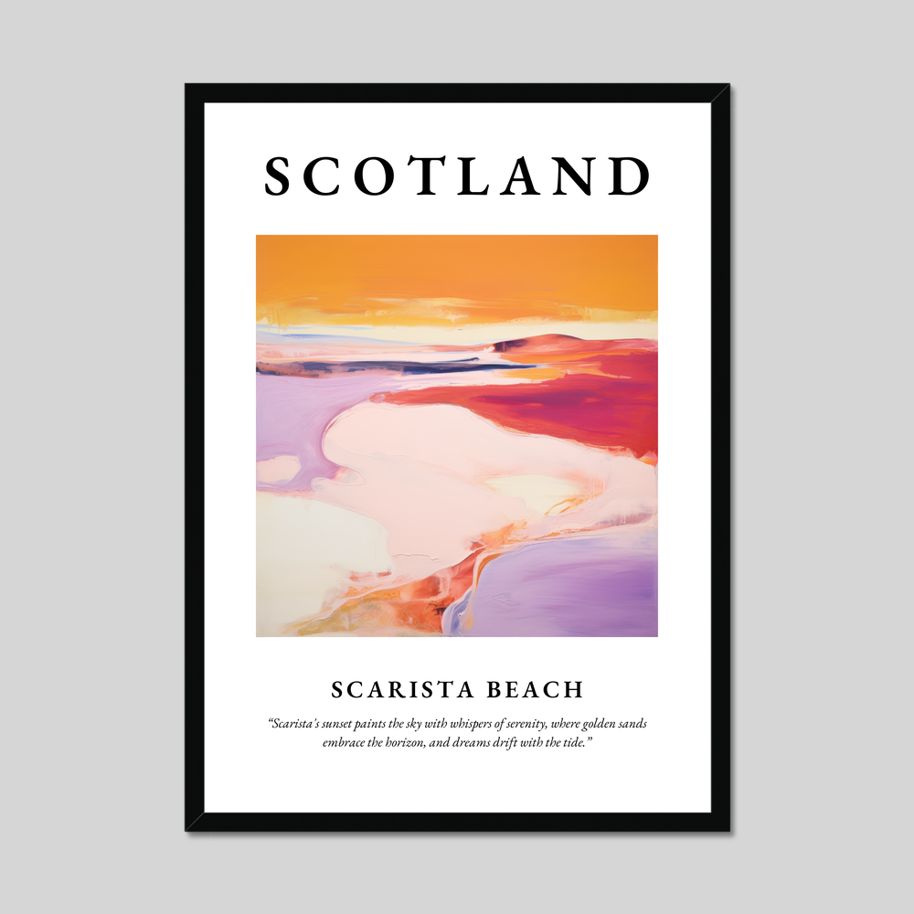 Poster of Scarista Beach, Scotland.