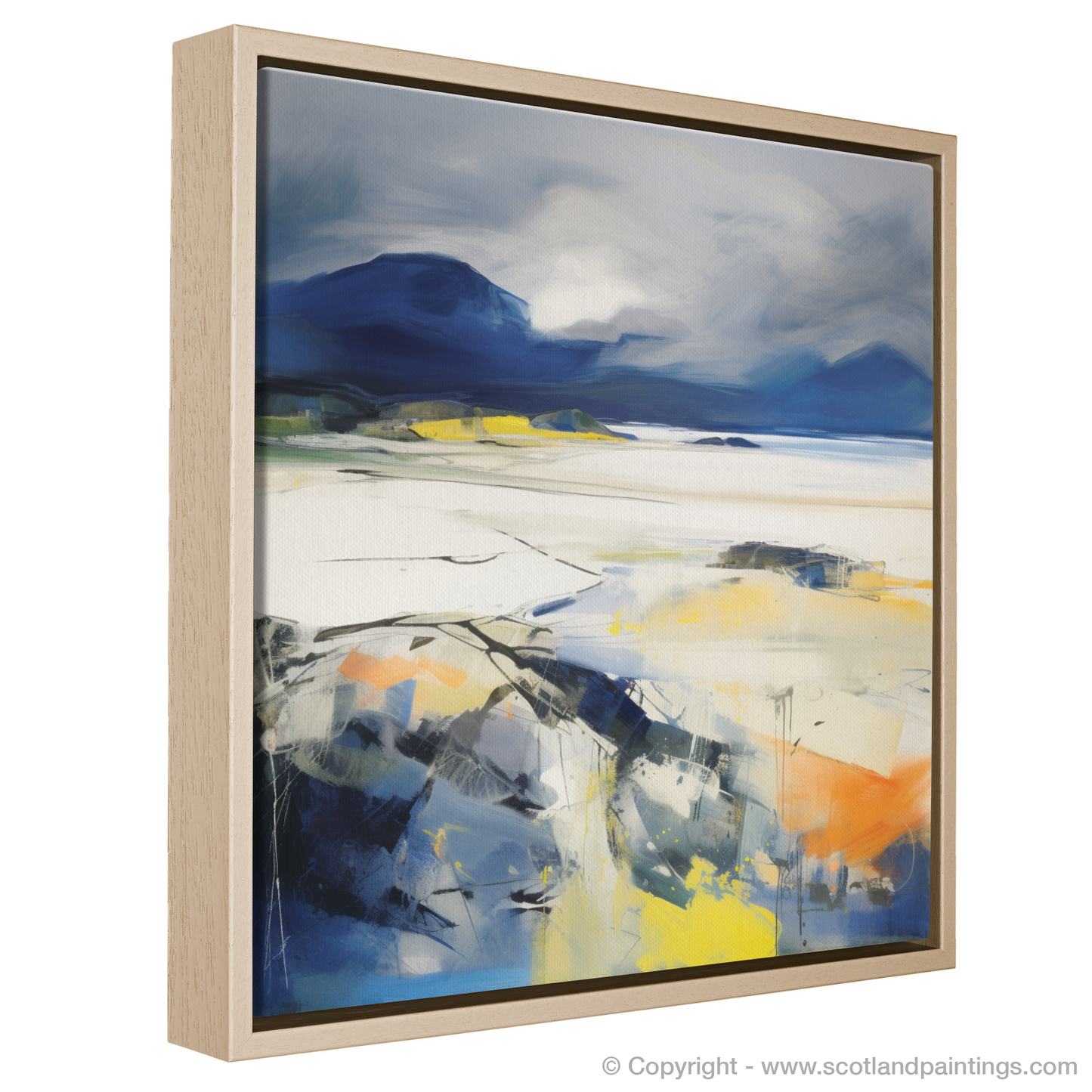 Stormy Serenity: An Abstract Ode to Mellon Udrigle Beach