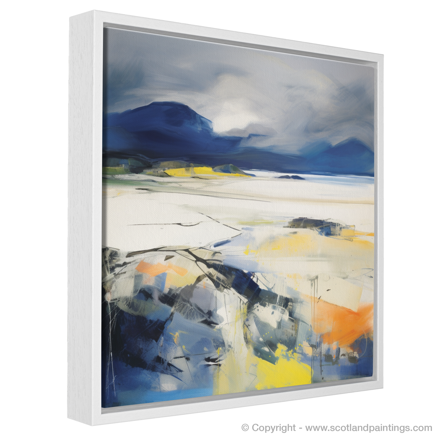 Stormy Serenity: An Abstract Ode to Mellon Udrigle Beach