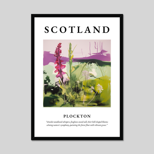 Poster of Plockton, Scotland.