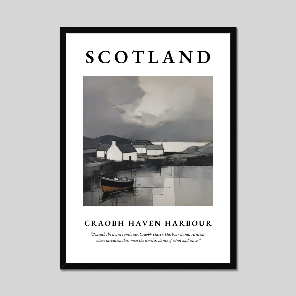 Poster of Craobh Haven Harbour, Scotland.