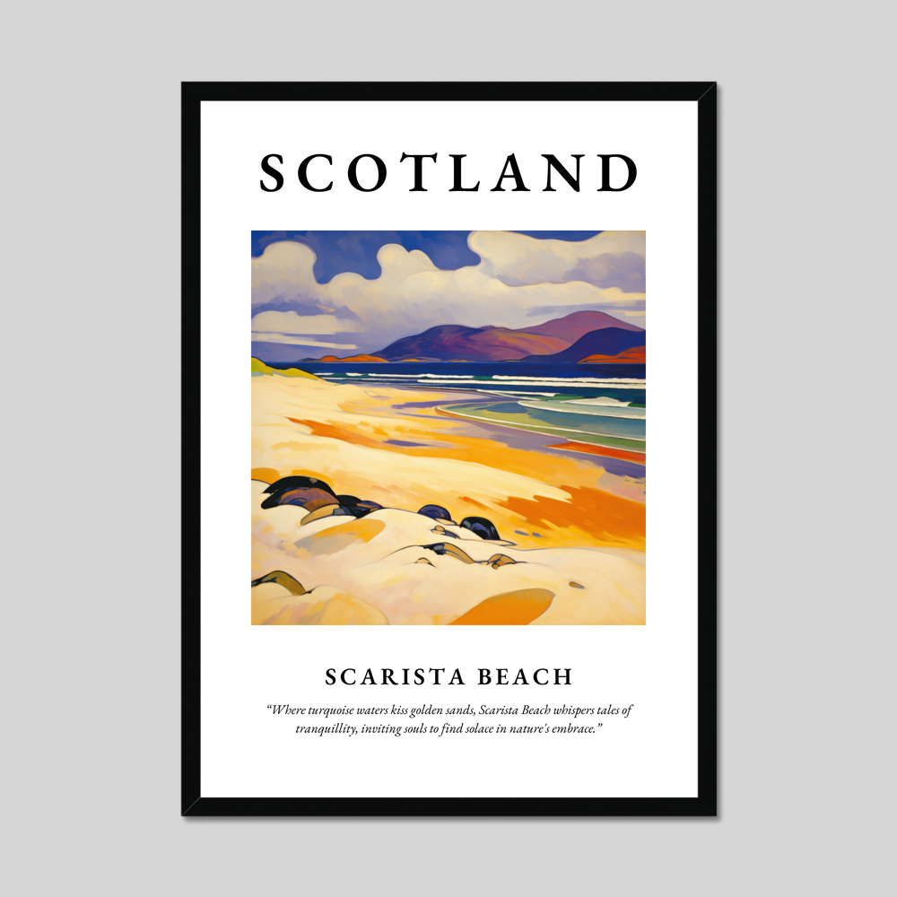 Poster of Scarista Beach, Scotland.