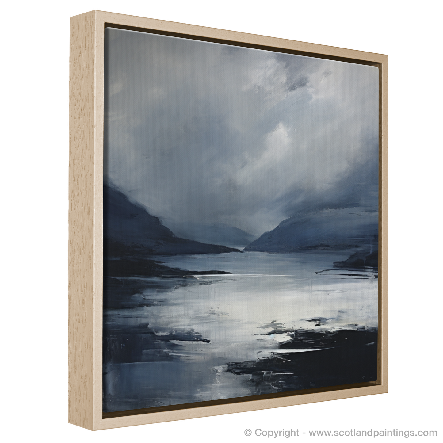 Tempest over Shieldaig Bay: An Abstract Ode to Scottish Coves