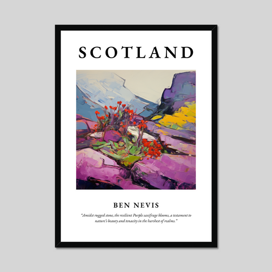 Poster of Ben Nevis, Scotland.