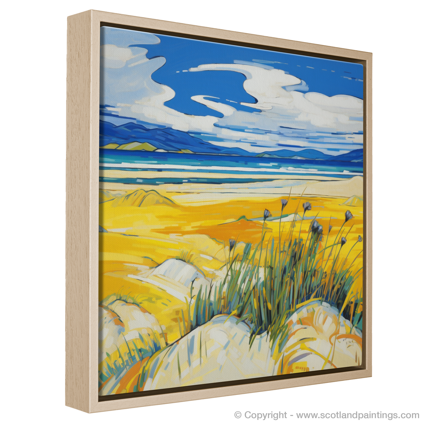 Marram Grass Magic: A Fauvist Tribute to Luskentyre Beach