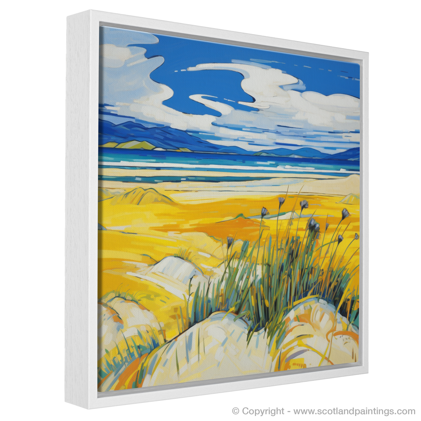 Marram Grass Magic: A Fauvist Tribute to Luskentyre Beach