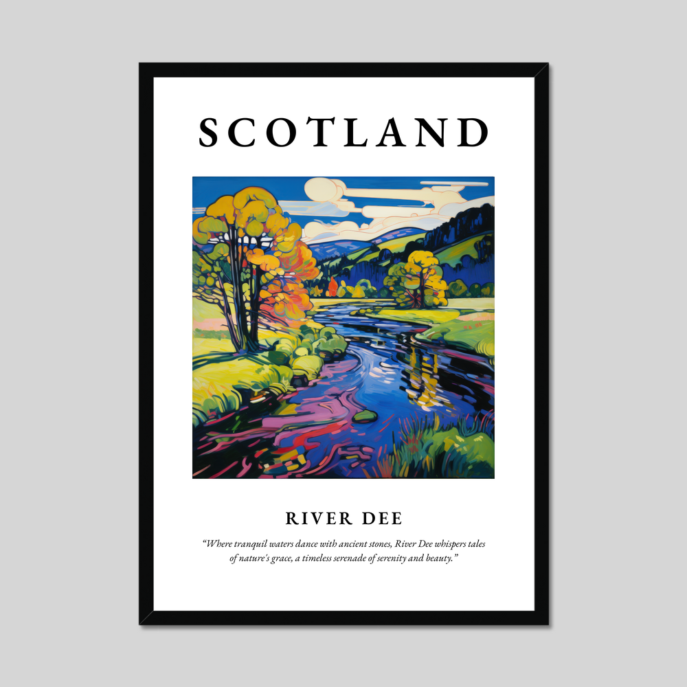 Poster of River Dee, Scotland.