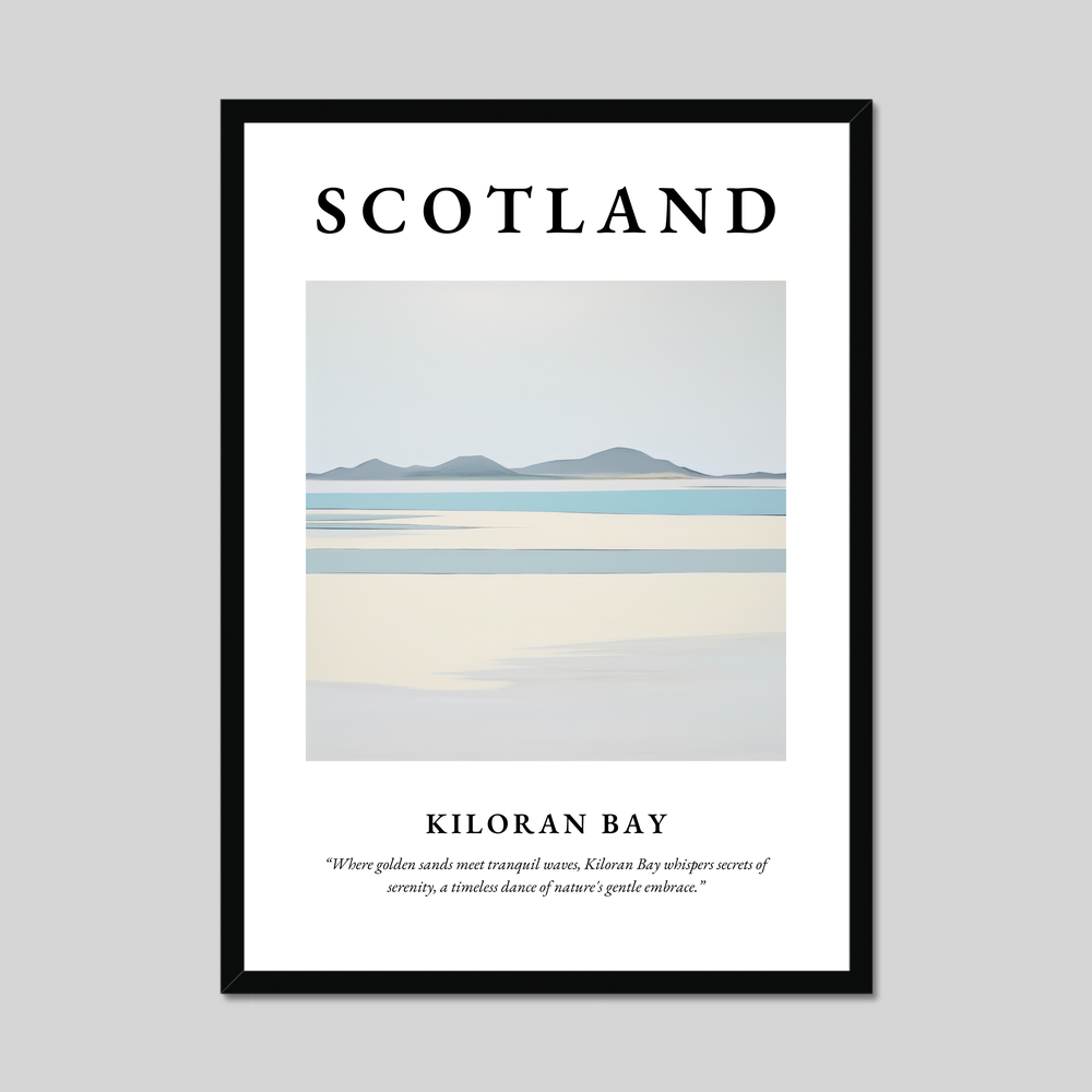 Poster of Kiloran Bay, Scotland.