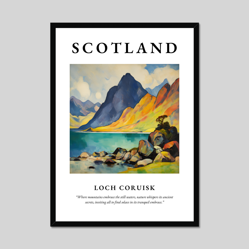 Poster of Loch Coruisk, Scotland.