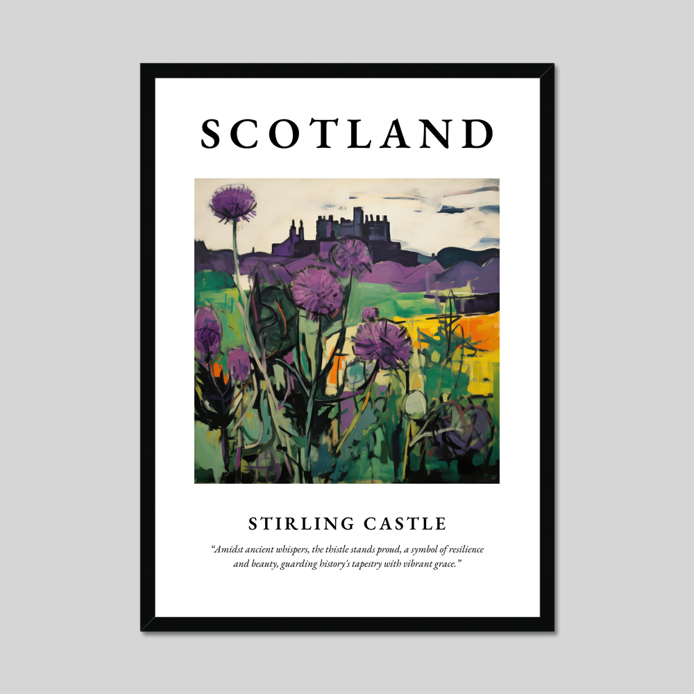 Poster of Stirling Castle, Scotland.