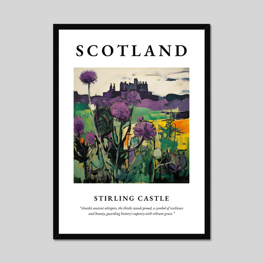 Poster of Stirling Castle, Scotland.