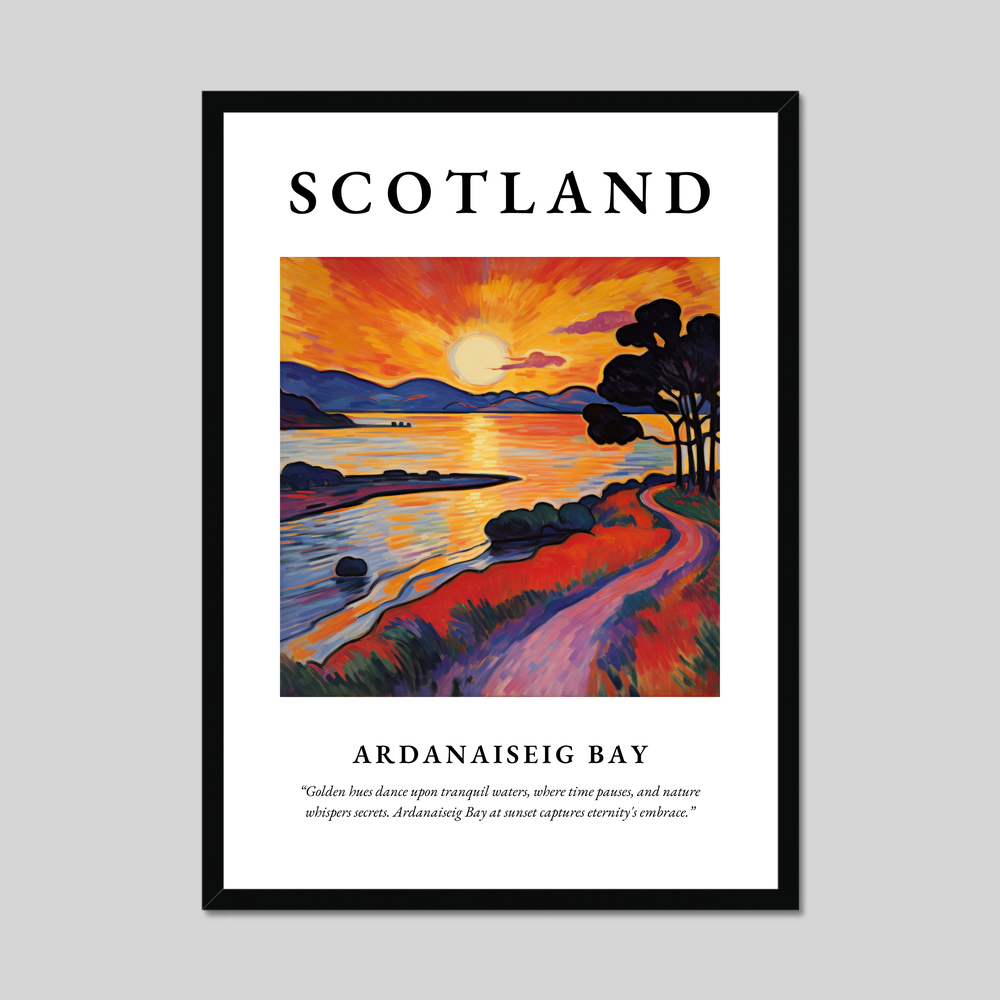 Poster of Ardanaiseig Bay, Scotland.