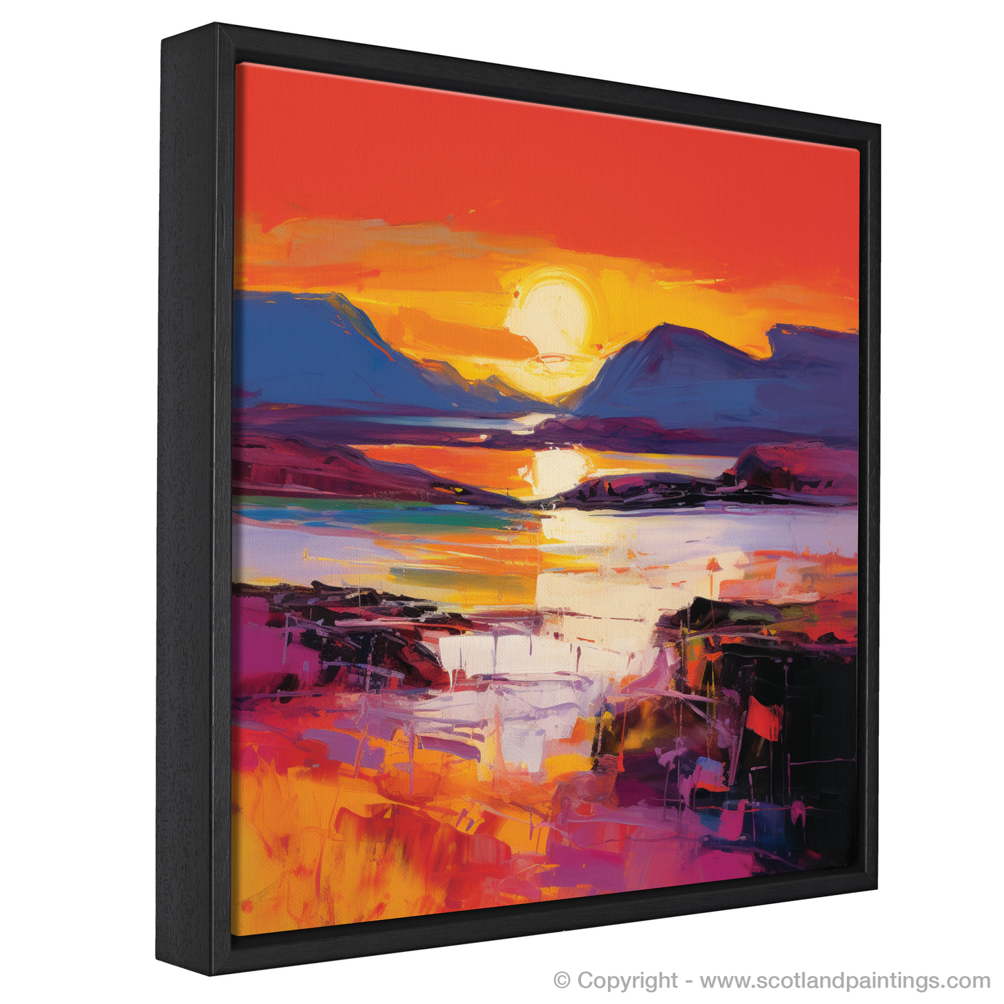 Fiery Elegance of Balnakeil Bay Sunset