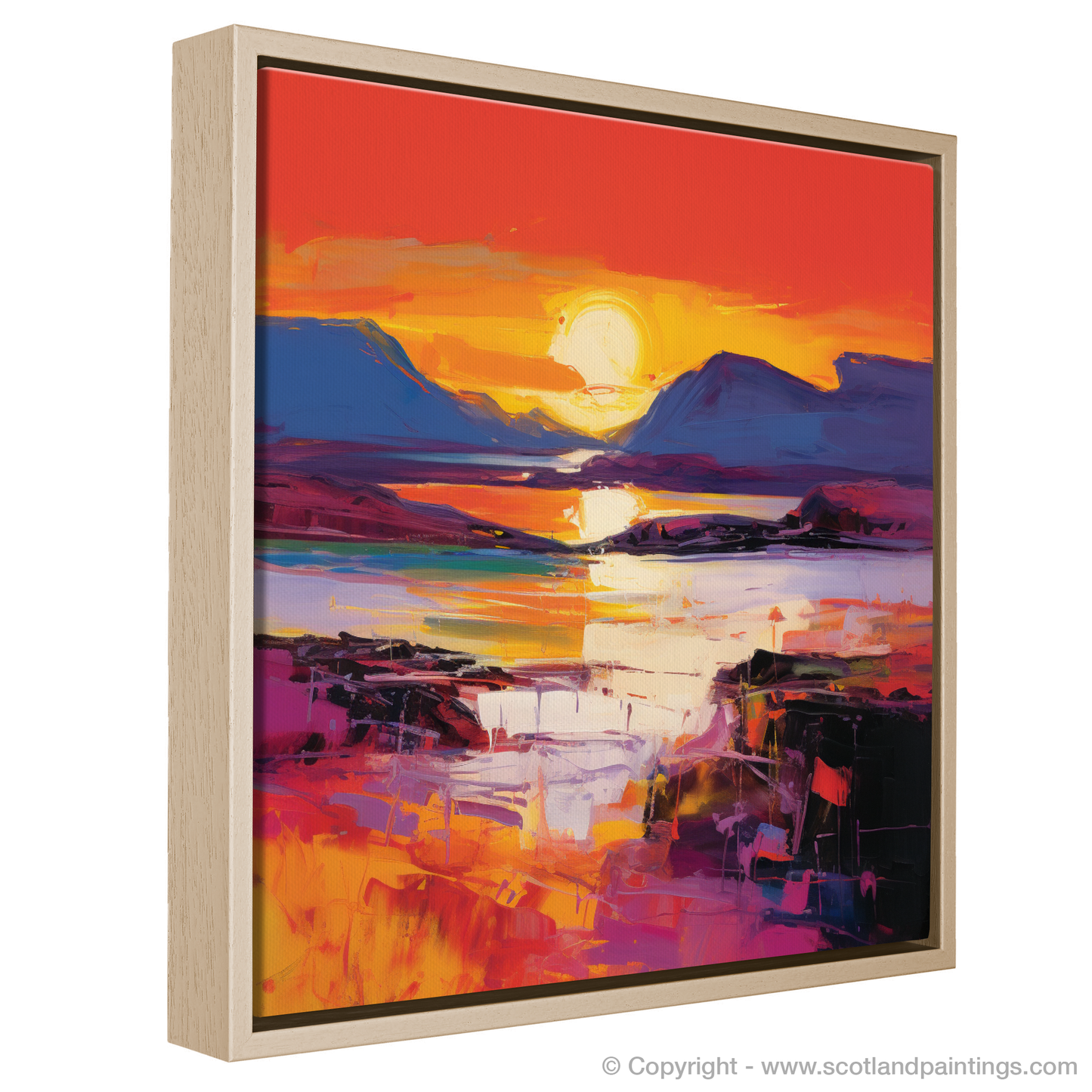 Fiery Elegance of Balnakeil Bay Sunset