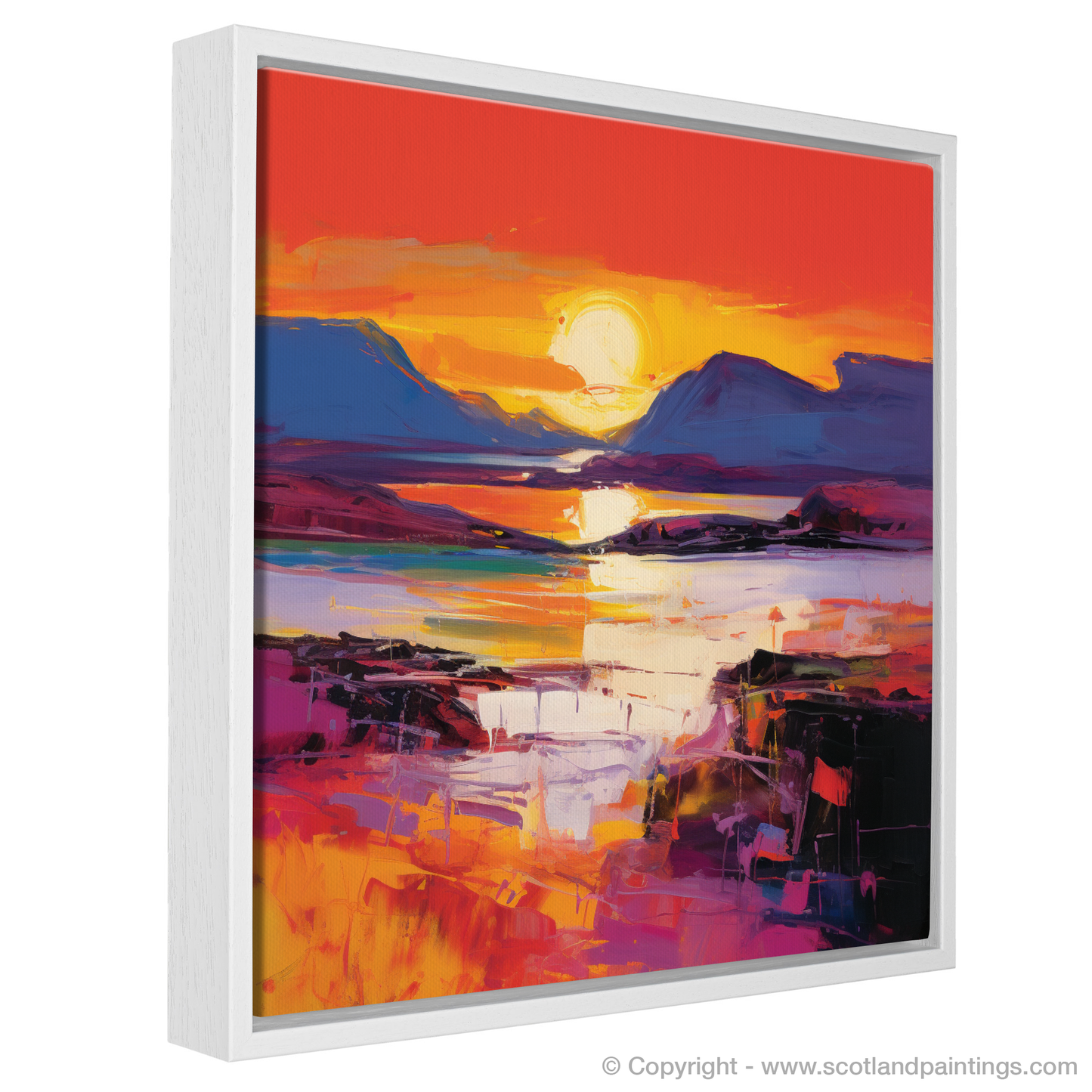 Fiery Elegance of Balnakeil Bay Sunset