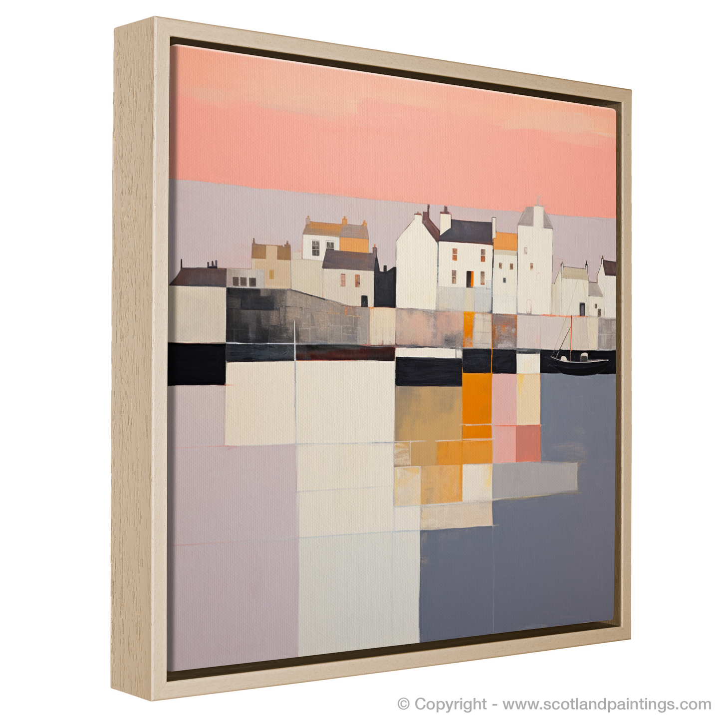 Pittenweem Harbour at Sunset: An Abstract Ode to Serenity