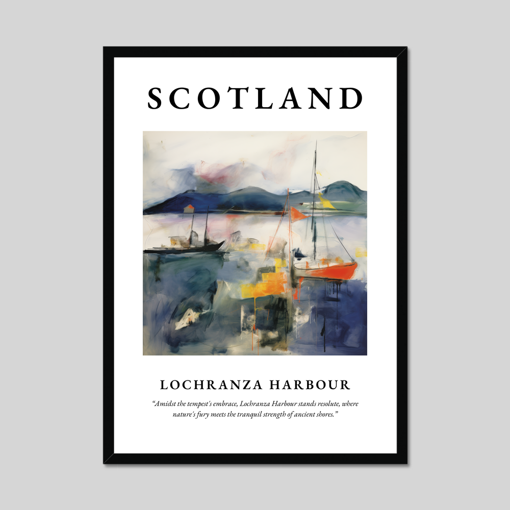 Poster of Lochranza Harbour, Scotland.