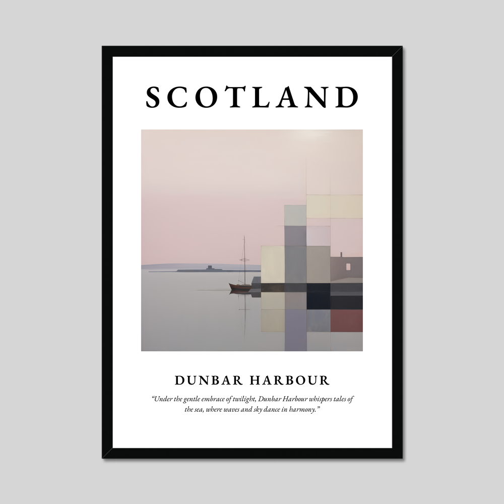 Poster of Dunbar Harbour, Scotland.