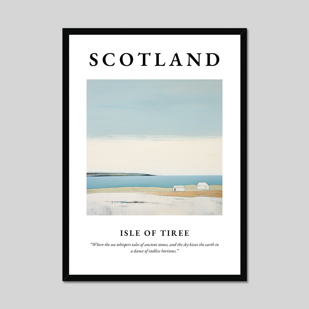 Poster of Isle of Tiree, Scotland.