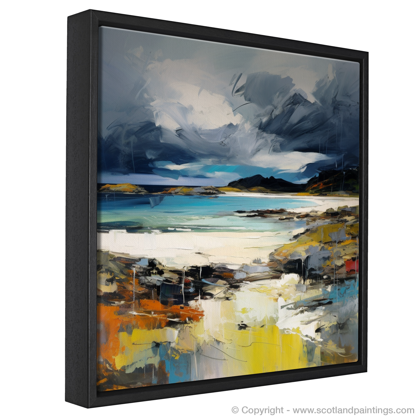 Tempestuous Arisaig: An Abstract Expressionist Ode to the Scottish Coast