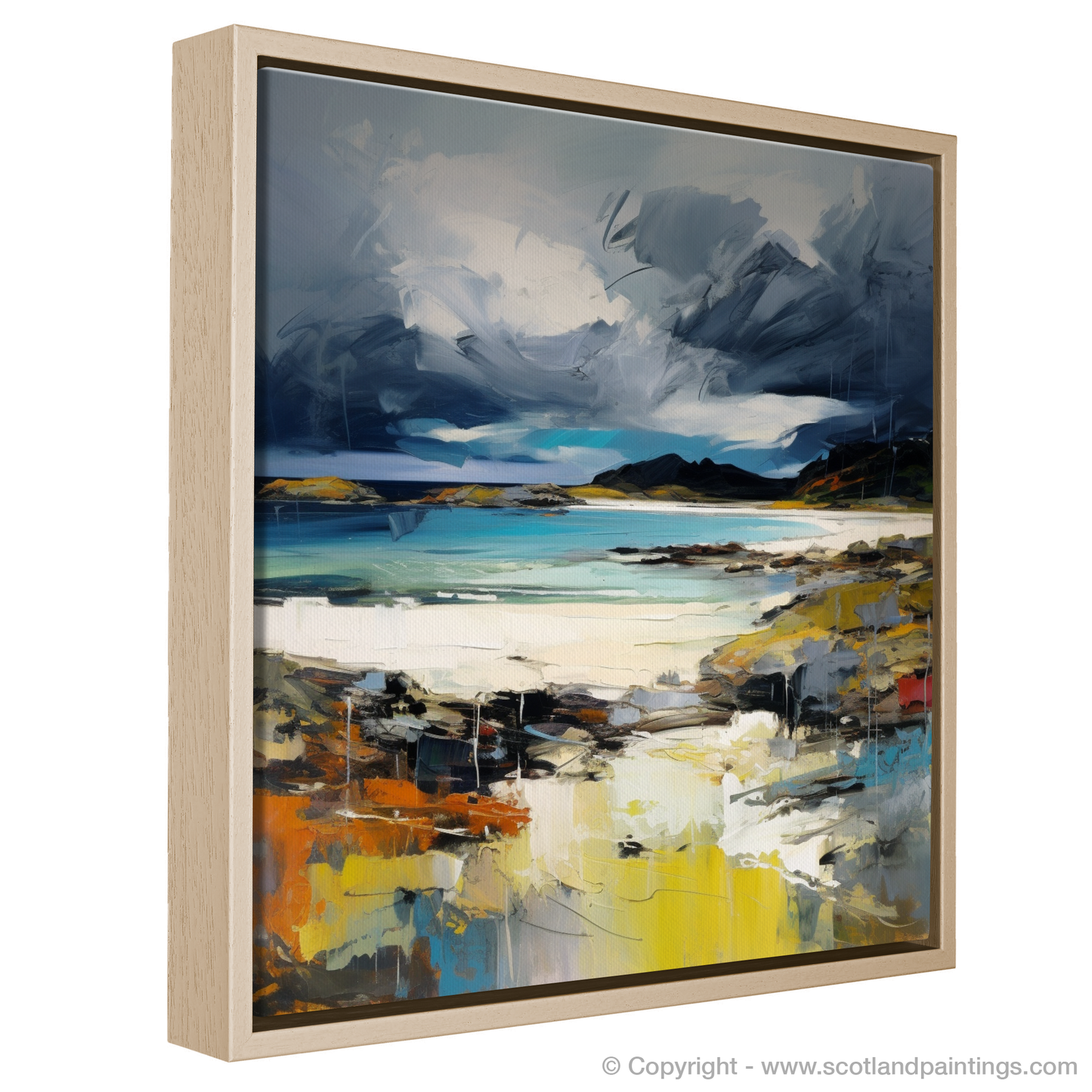 Tempestuous Arisaig: An Abstract Expressionist Ode to the Scottish Coast