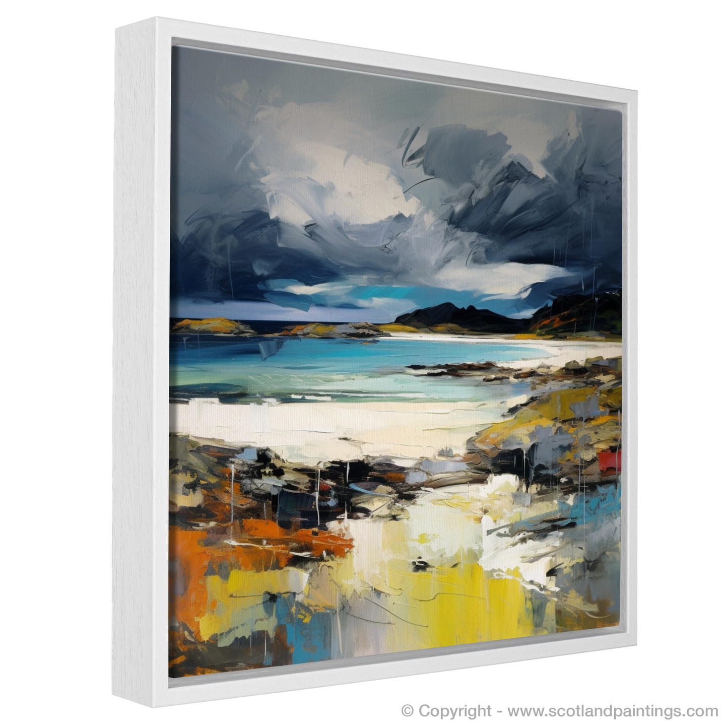 Tempestuous Arisaig: An Abstract Expressionist Ode to the Scottish Coast