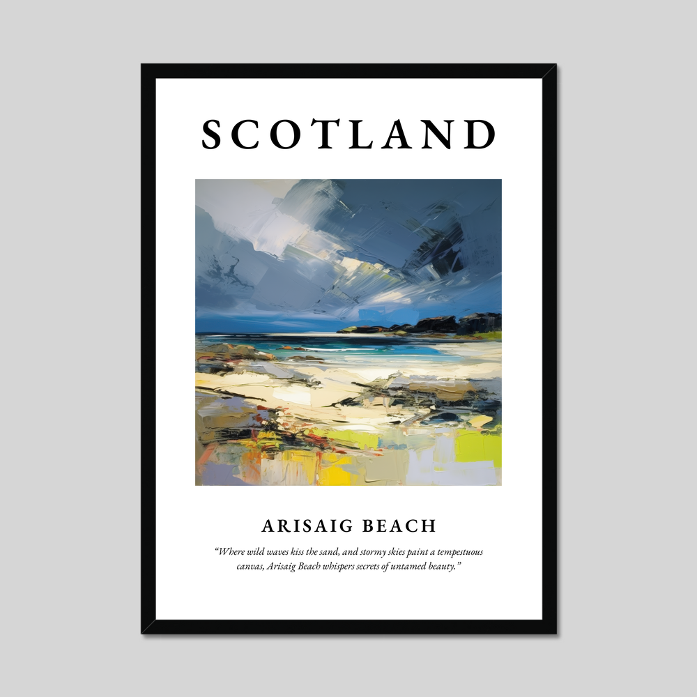 Poster of Arisaig Beach, Scotland.