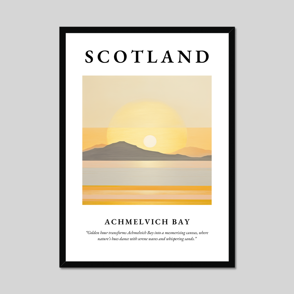 Poster of Achmelvich Bay, Scotland.