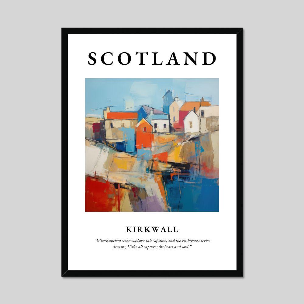 Poster of Kirkwall, Scotland.