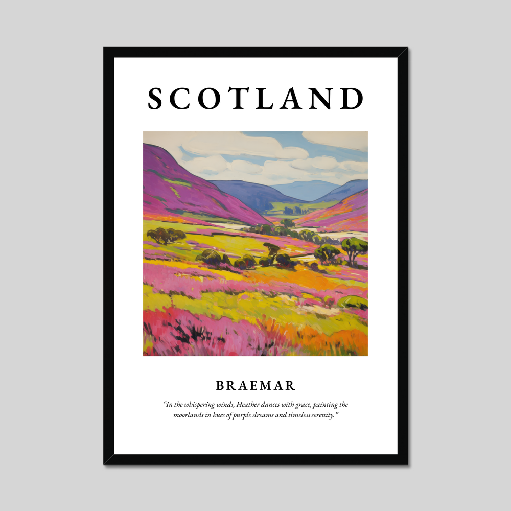 Poster of Braemar, Scotland.