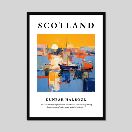 Poster of Dunbar Harbour, Scotland.