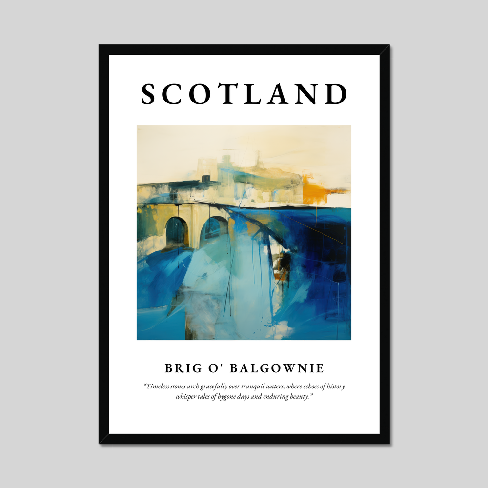 Poster of Brig O' Balgownie, Scotland.