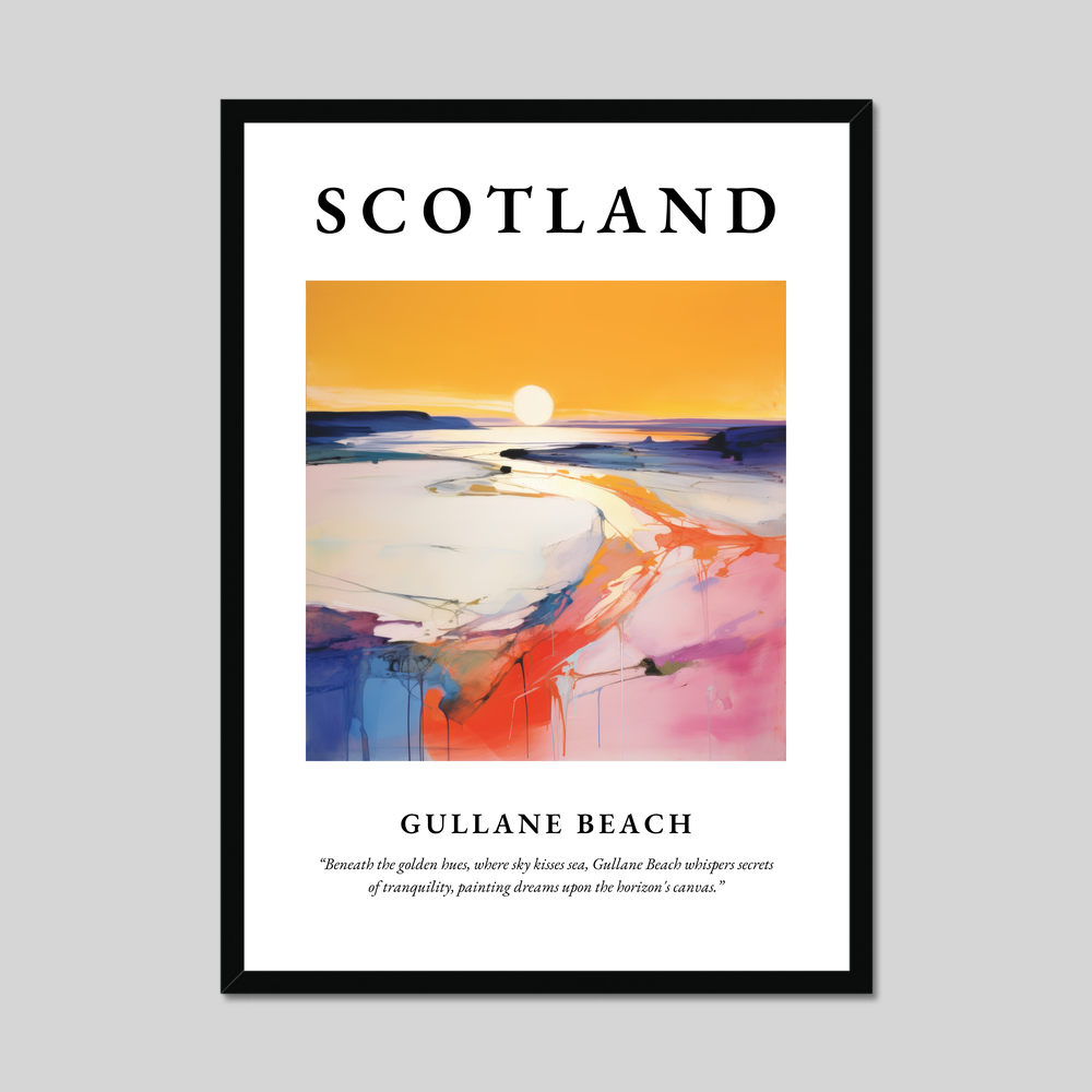 Poster of Gullane Beach, Scotland.