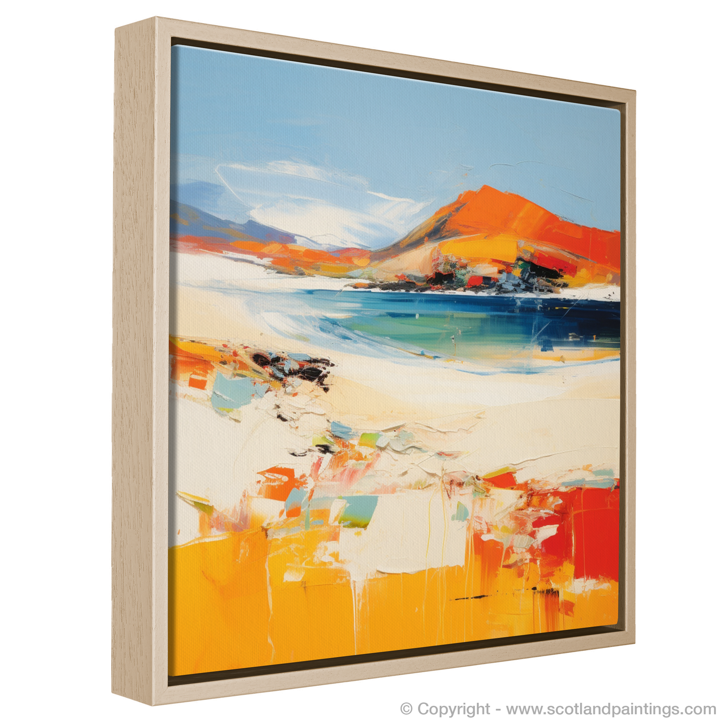 Wild Embrace of Balnakeil Bay: An Abstract Expressionist Interpretation