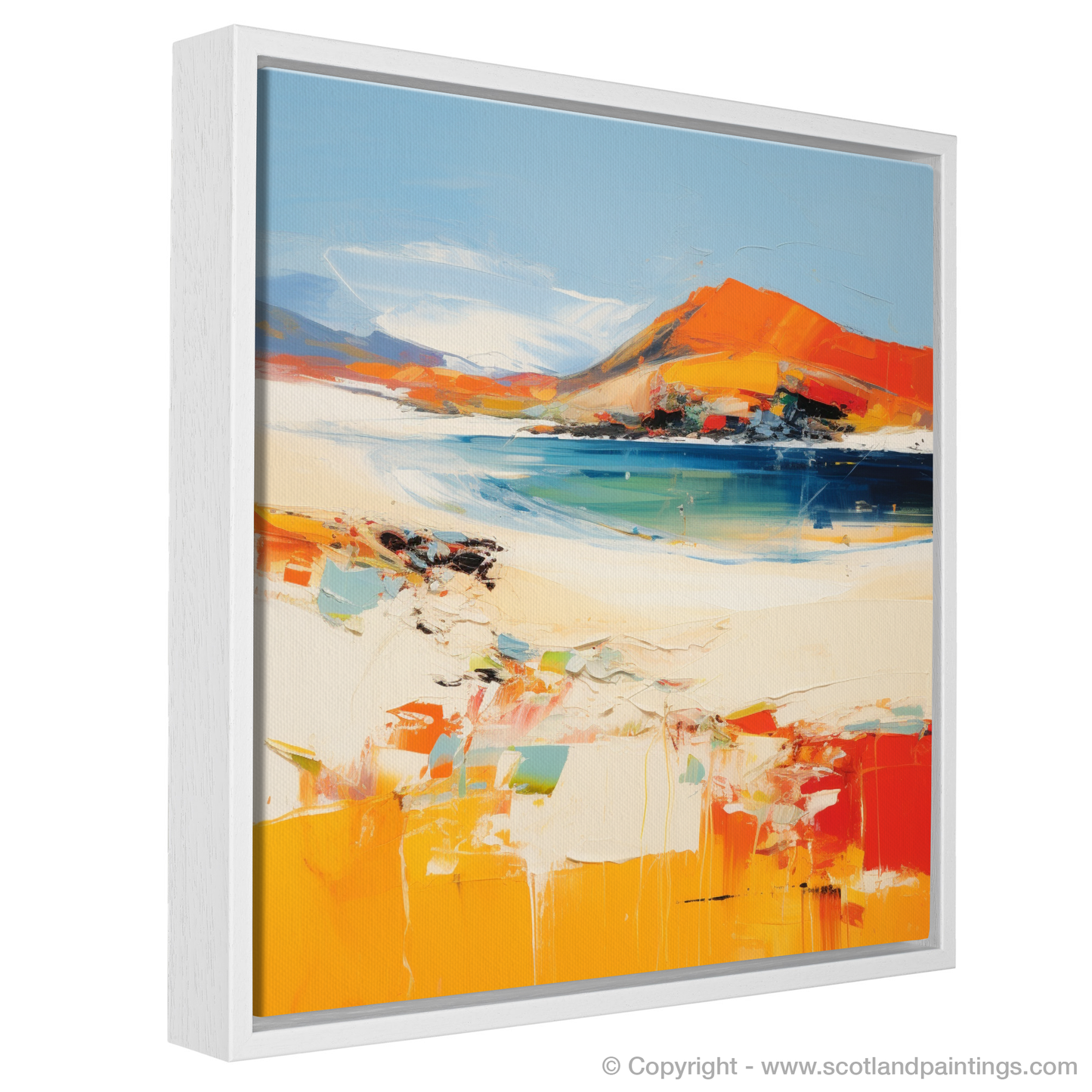 Wild Embrace of Balnakeil Bay: An Abstract Expressionist Interpretation