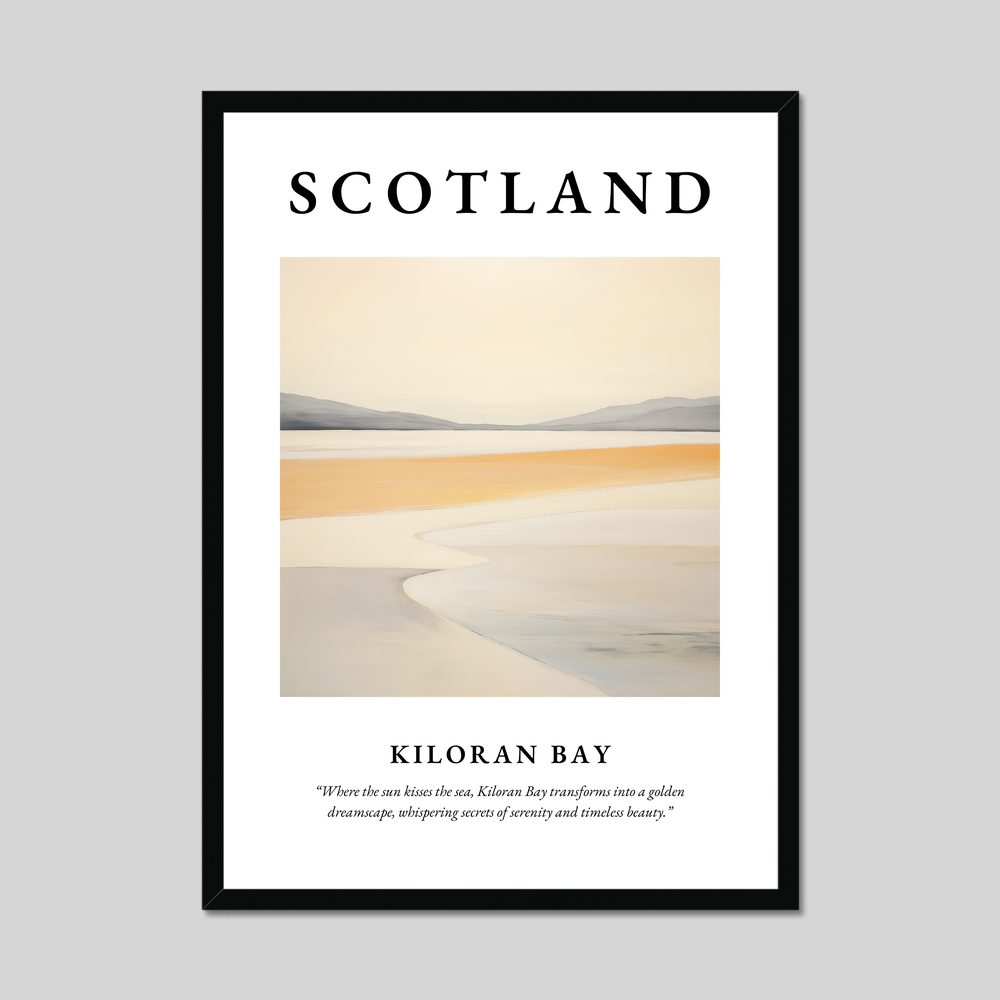 Poster of Kiloran Bay, Scotland.