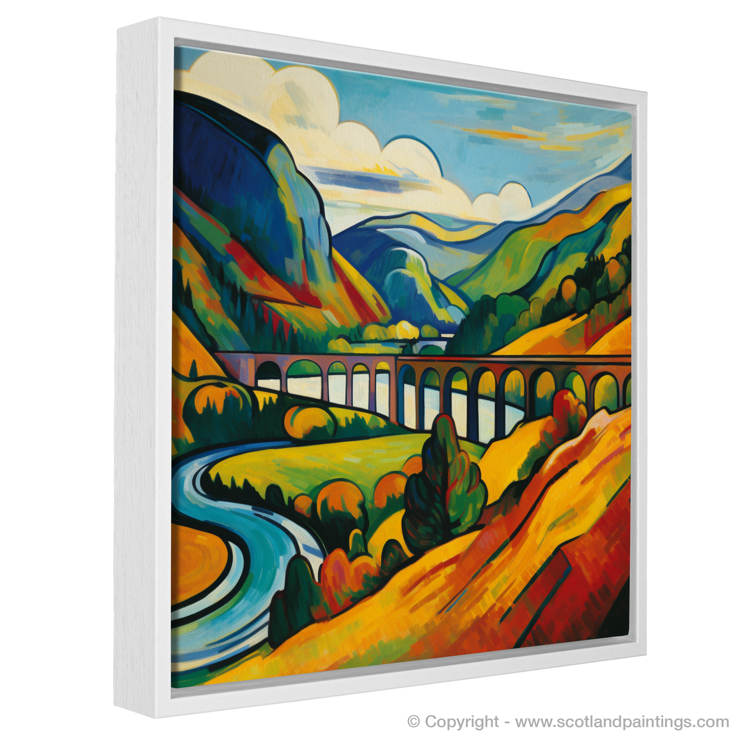 Fauvist Fervour: Glenfinnan Viaduct Reimagined