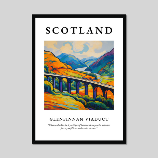 Poster of Glenfinnan Viaduct, Scotland.