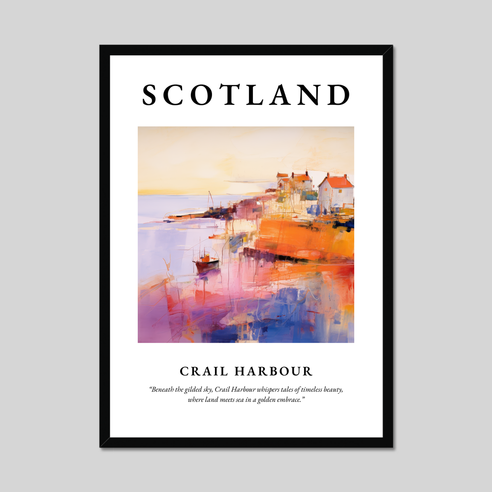 Poster of Crail Harbour, Scotland.