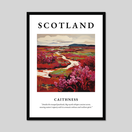 Poster of Caithness, Scotland.