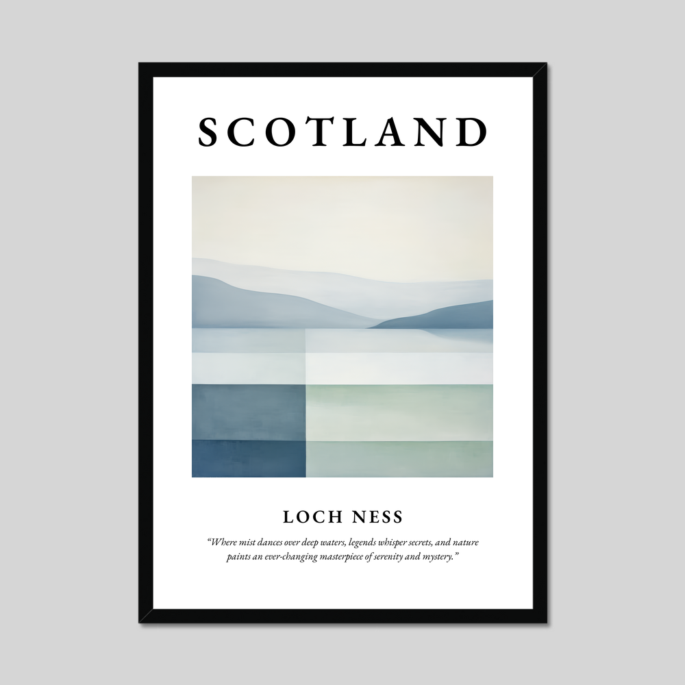 Poster of Loch Ness, Scotland.