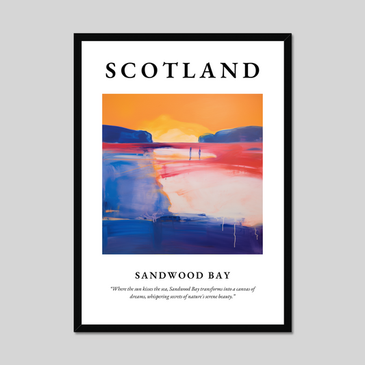 Poster of Sandwood Bay, Scotland.